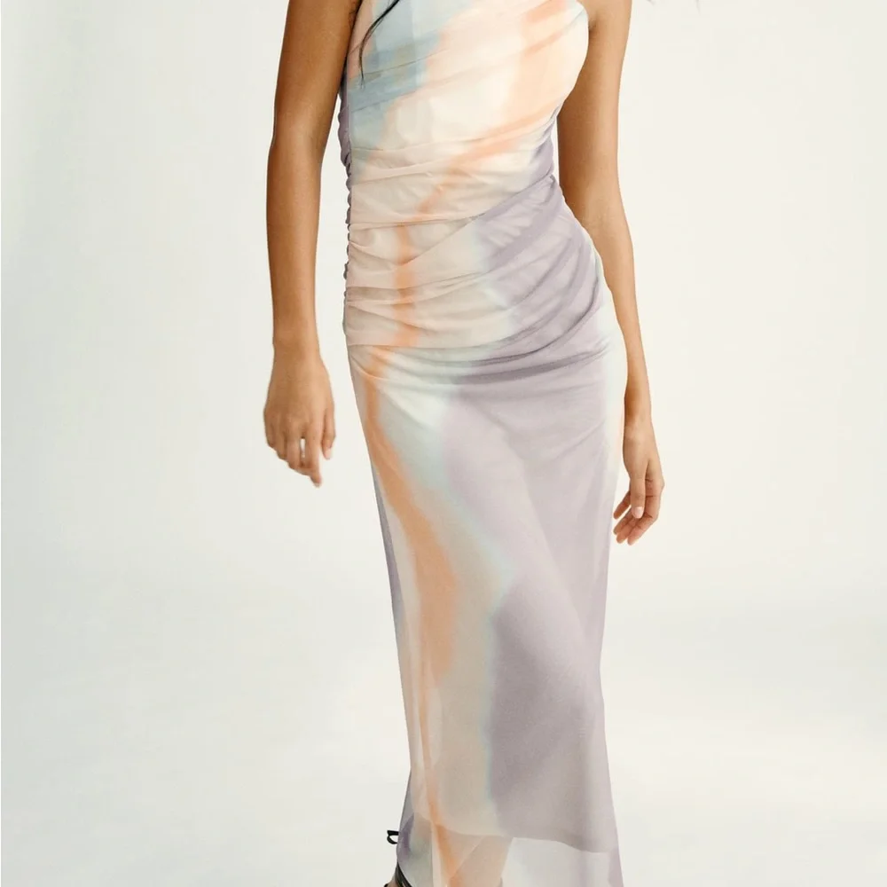 Zara Strapless Tie Dye Print Dress_NWT - Picture 3 of 13